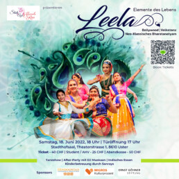 Leela - Elemente des Lebens Eine indische Fusion-Tanzproduktion Bollywood Volkstanz Neo-Klassisches Bharatanatyam Zurich Switzerland
