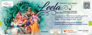 Leela - Elemente des Lebens Eine indische Fusion-Tanzproduktion Bollywood Volkstanz Neo-Klassisches Bharatanatyam Zurich Switzerland