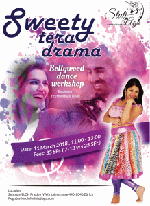 Bollywood dance worksop by Stuti Aga on 4th March 2018 in Zurich, Switzerland