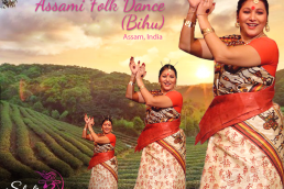 Bihu Indian Folk dance from Assam in Switzerland with Stuti Aga