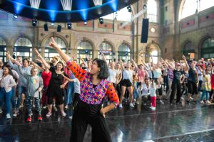 ZurichTanzt biggest dance festival in Switzerland with Stuti Aga Bollywood dance workshop at Zurich HB