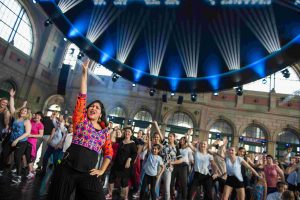 ZurichTanzt biggest dance festival in Switzerland with Stuti Aga Bollywood dance workshop at Zurich HB