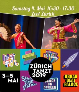 Zuerichtanzt 2019 Bollywood crashkurs with SADC team Stuti Aga at Zeot Zürich