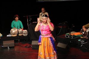 Stuti Aga dance performance with manish Vyas and Band at Choessi Theater Lichtensteig,Switzerland