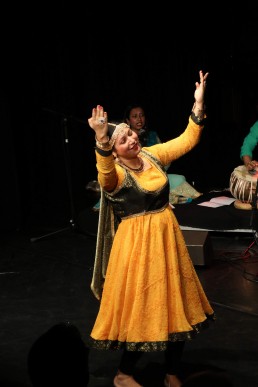 Stuti Aga dance performance with manish Vyas and Band at Choessi Theater Lichtensteig,Switzerland