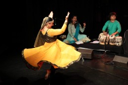 Stuti Aga dance performance with manish Vyas and Band at Choessi Theater Lichtensteig,Switzerland