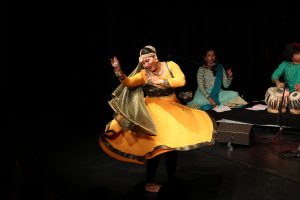Stuti Aga dance performance with manish Vyas and Band at Choessi Theater Lichtensteig,Switzerland
