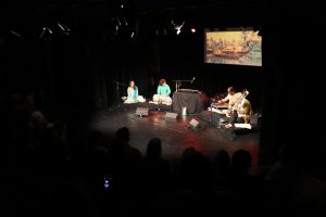 Stuti Aga dance performance with manish Vyas and Band at Choessi Theater Lichtensteig,Switzerland