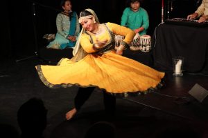 Stuti Aga dance performance with manish Vyas and Band at Choessi Theater Lichtensteig,Switzerland