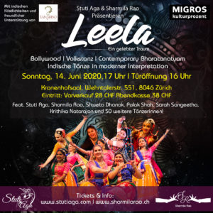 Leela - A magical dream An Indian Fusion Dance Production Zurich Switzerland. Indische Tanzshow