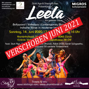 Leela - Ein gelebter Traum Eine indische Fusion-Tanzproduktion Bollywood Volkstanz Contemporary Bharatanatyam Indische Tänze in Fusion und moderner Interpretation! Zurich Switzerland
