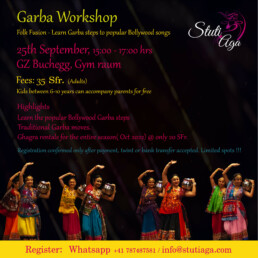 SADC Garba Workshop (Indian folk dance from Gujarat workshop)
