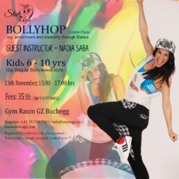 SADC Kinder Bollywood Hiphop Tanz workshop Zurich