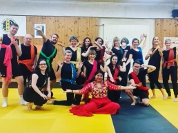 Team building event university school zurich Switzerland Bollywood workshop