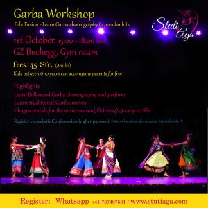 SADC Garba Workshop (Indian folk dance from Gujarat workshop)