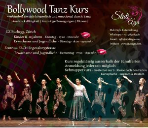 SADC Bollywood Tanz kurs Jeder woche Zurich